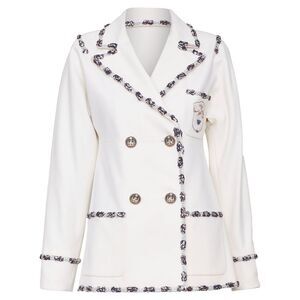 Chanel Paris Bombay embroidered knit jacket